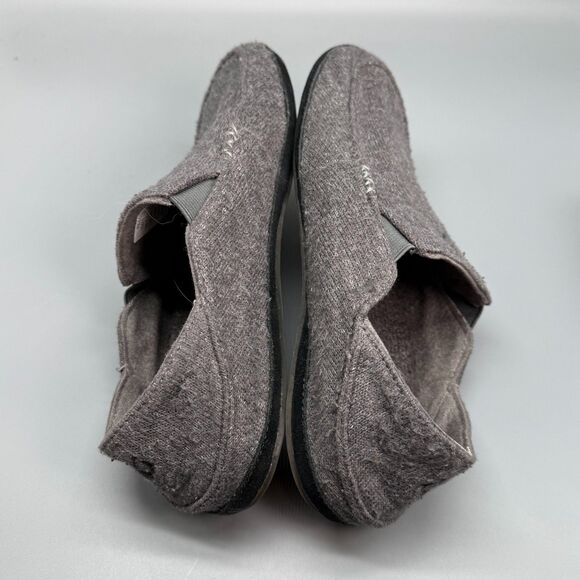Olukai Moloa Hulu Men\'s 9 Gray Wool Lightweight Slip-On Low Top Comfort Slippers main image 4